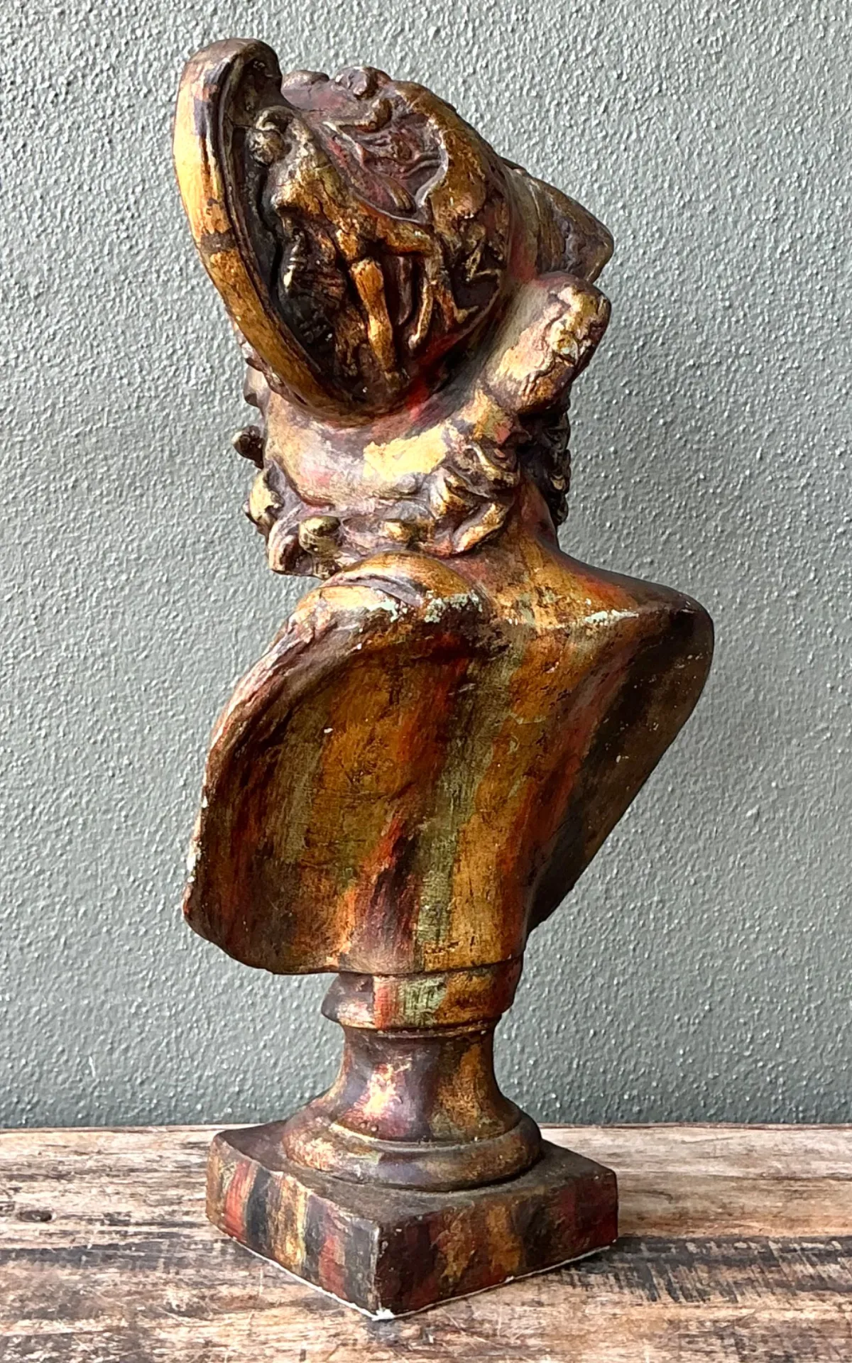 Vintage Classical Greek Style Bust Of Ajax — additional photo 2