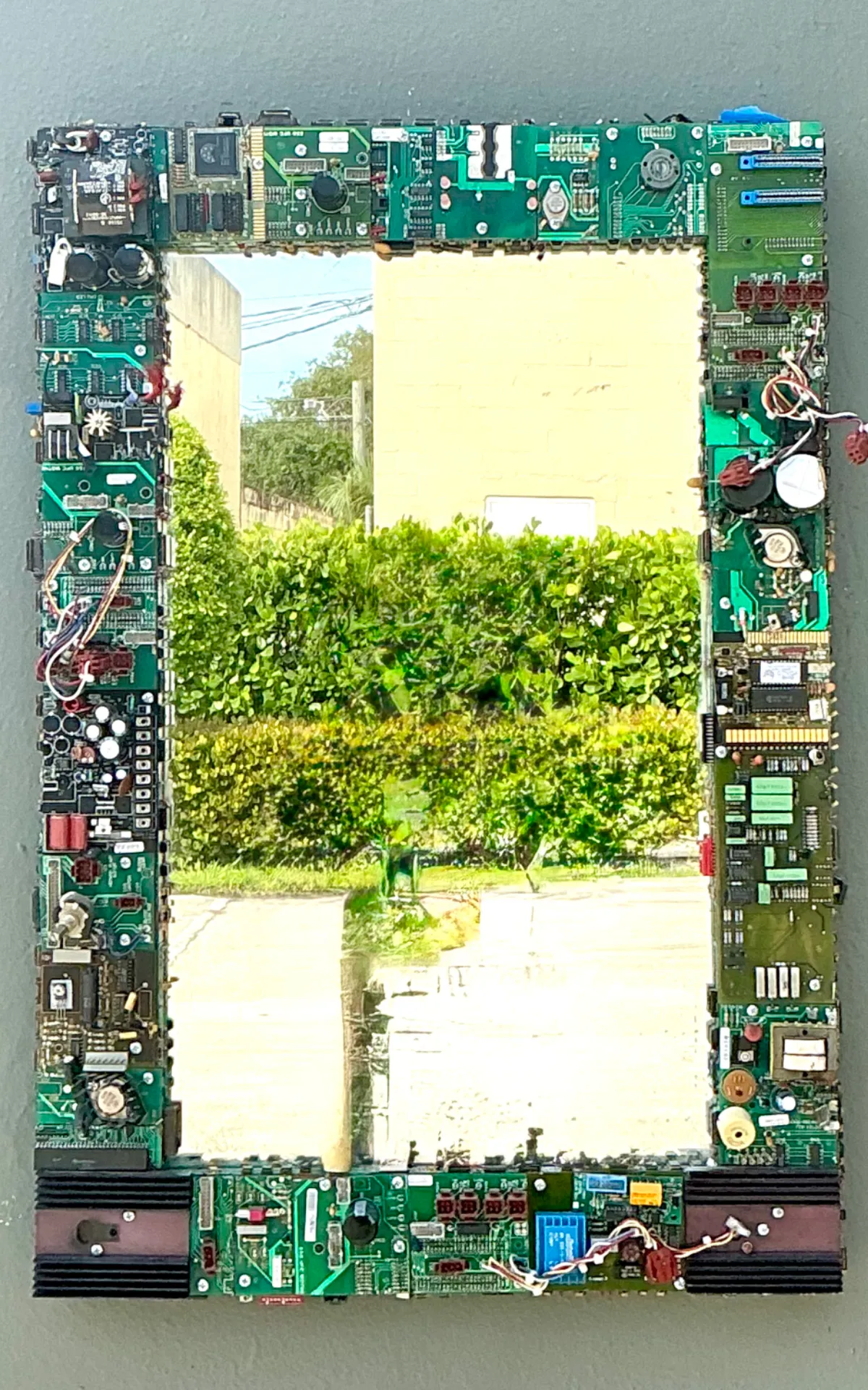 Vintage Circuit Board Frame Mirror — additional photo 7