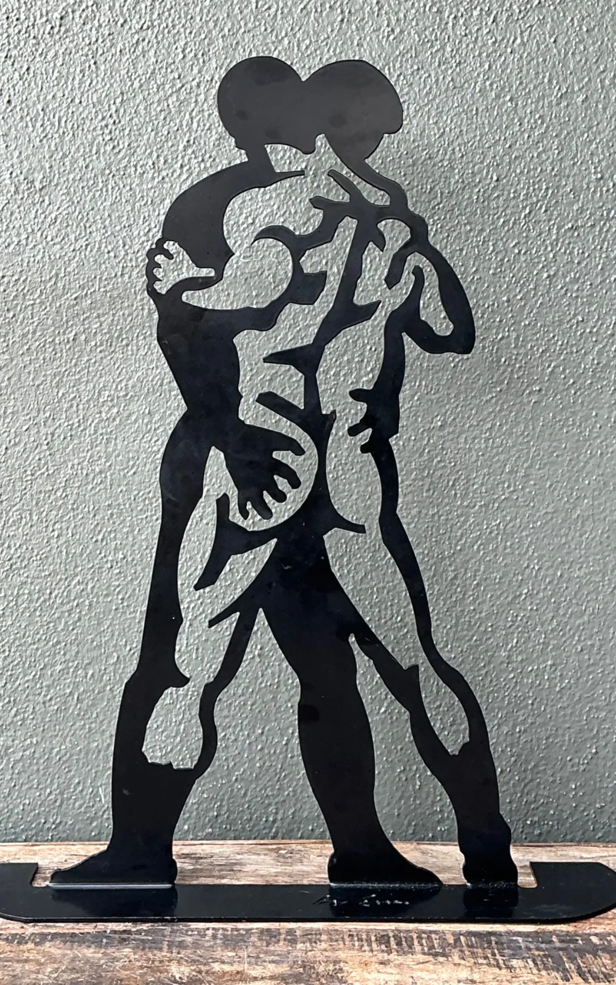 Vintage Metal Silhouette Sculpture — additional photo 8