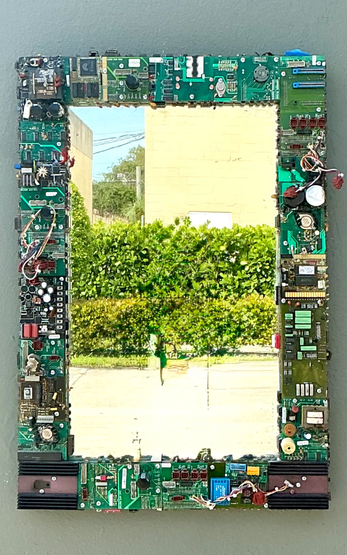 Vintage Circuit Board Frame Mirror — additional photo 6