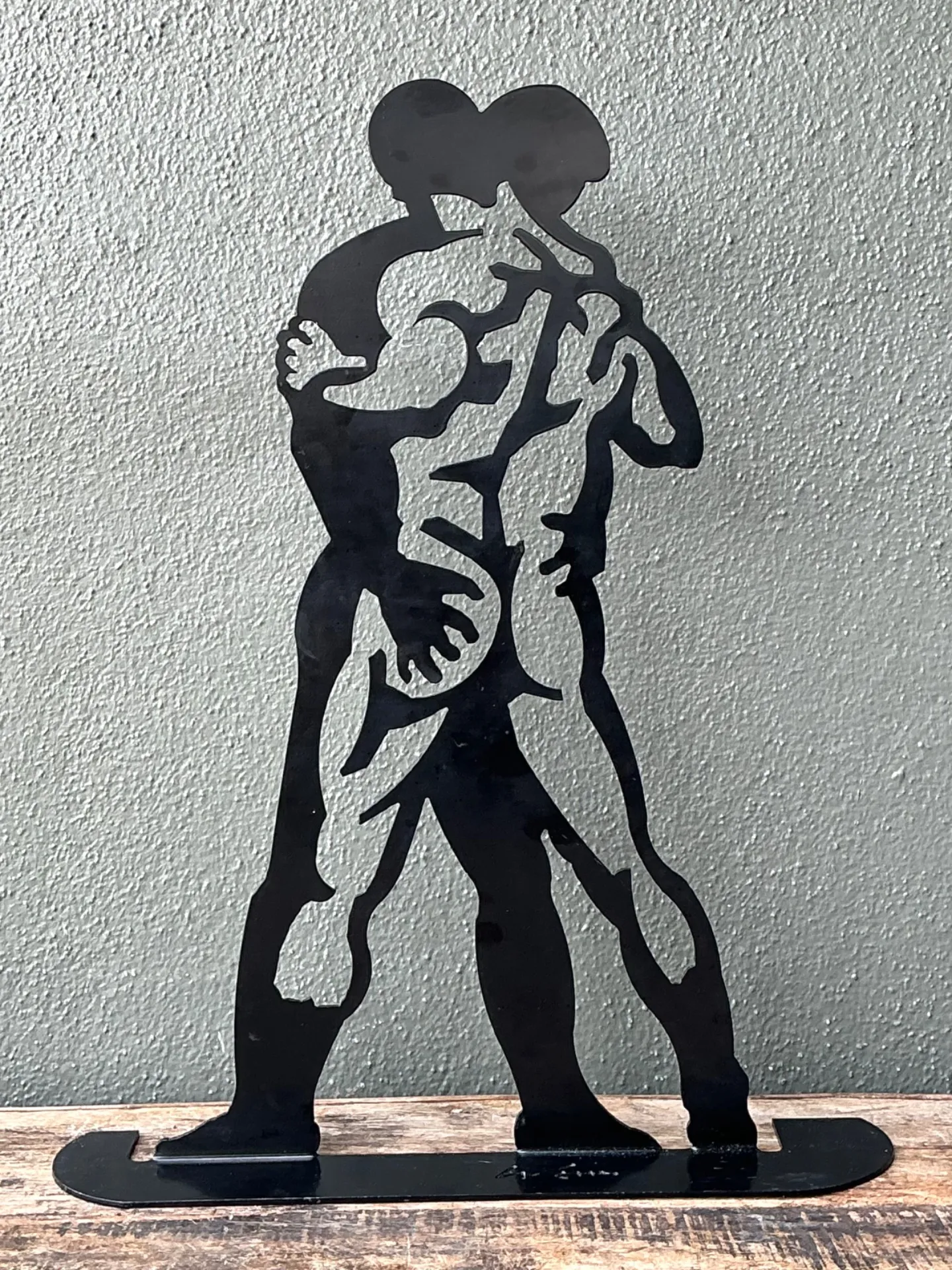 Vintage Metal Silhouette Sculpture — additional photo 4