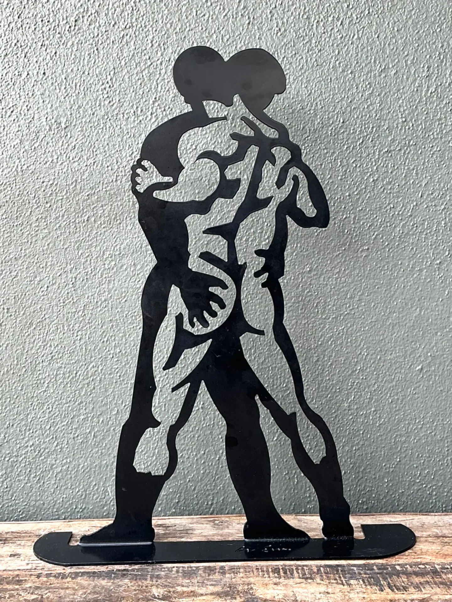 Vintage Metal Silhouette Sculpture — additional photo 6