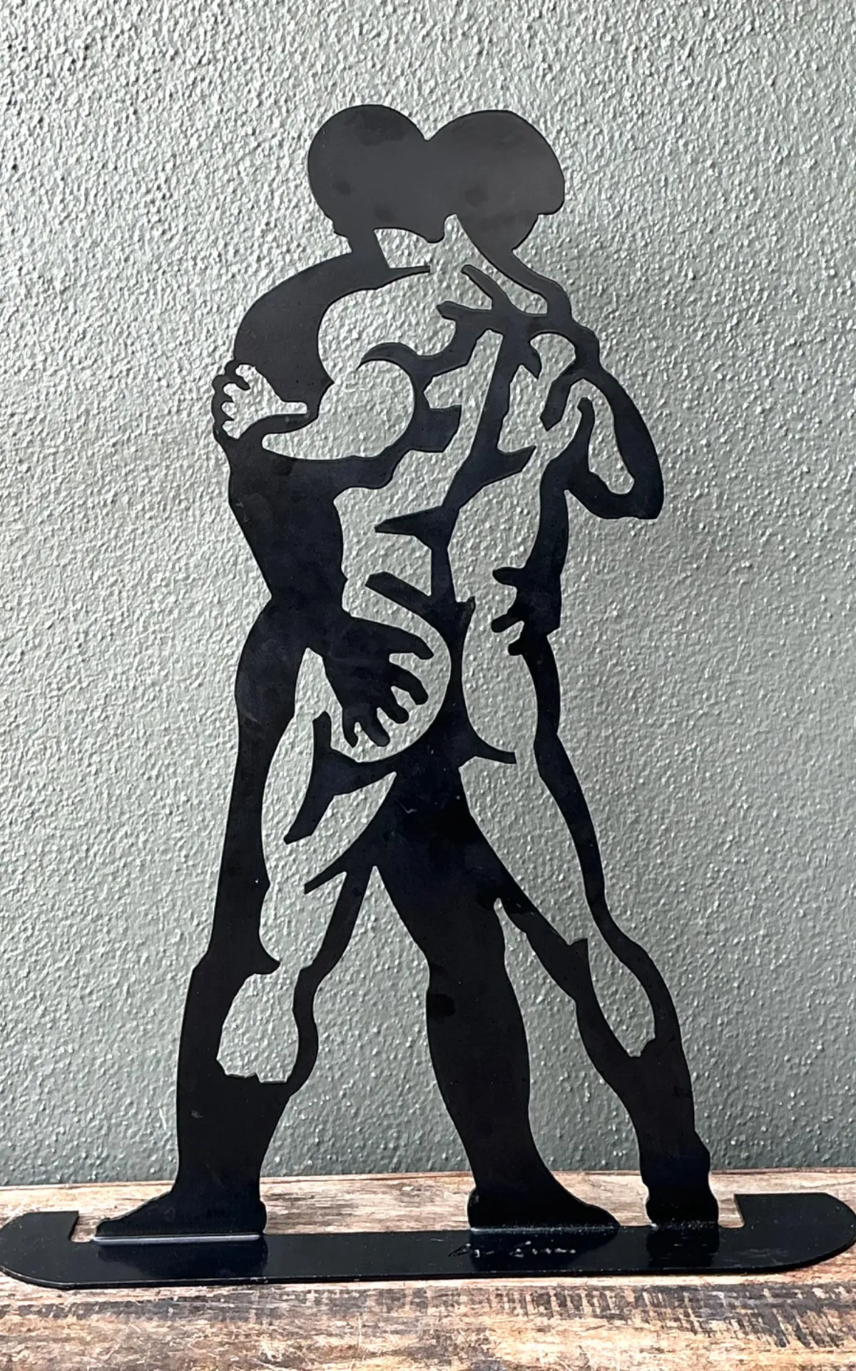 Vintage Metal Silhouette Sculpture — additional photo 6