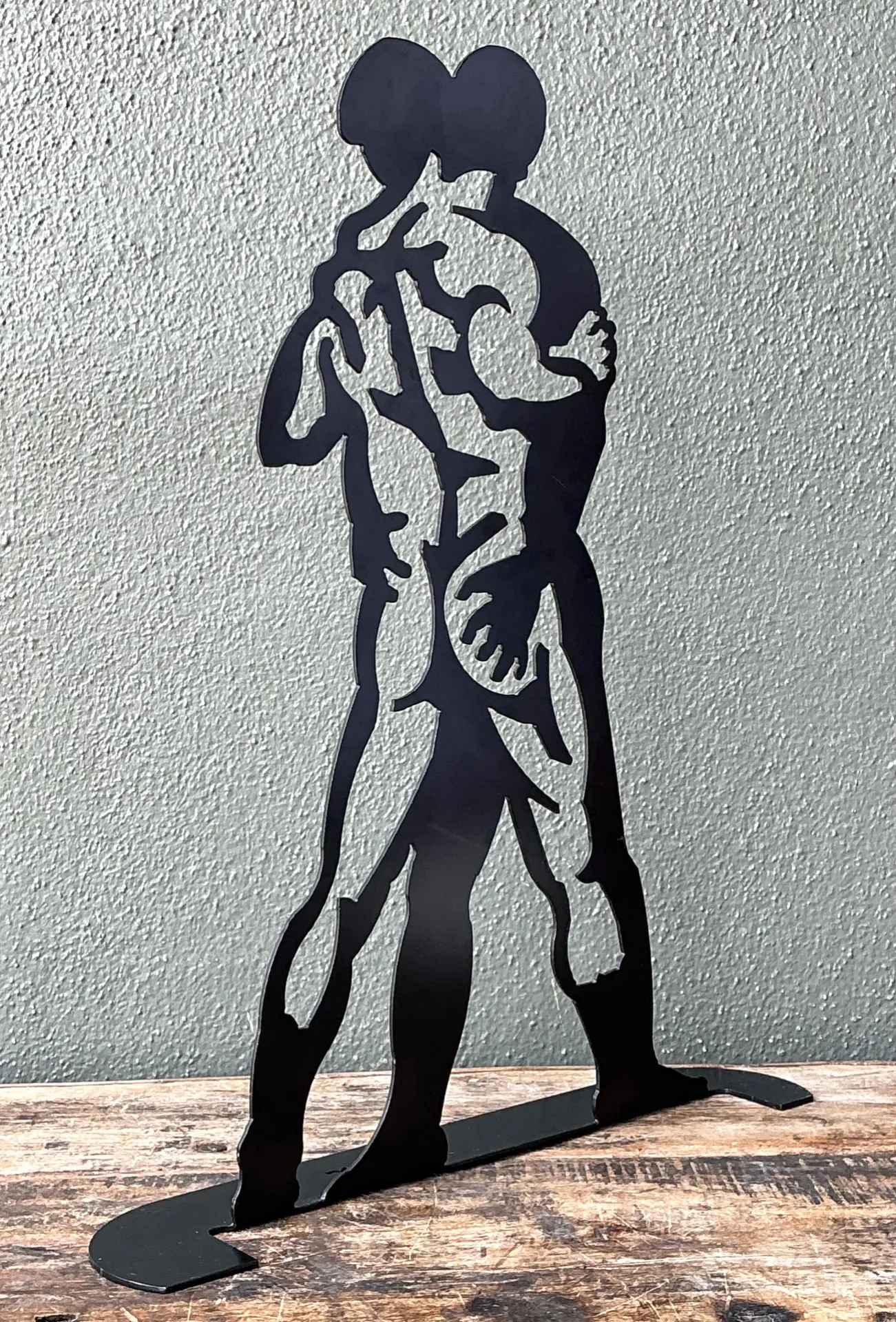 Vintage Metal Silhouette Sculpture — additional photo 5