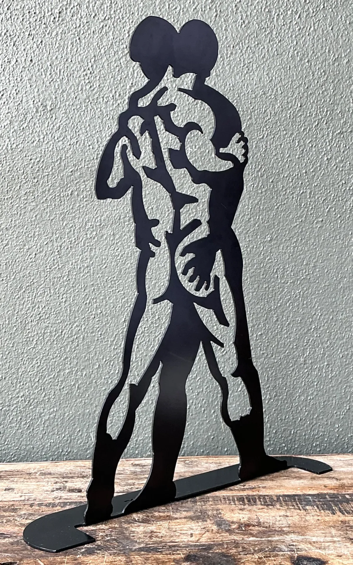 Vintage Metal Silhouette Sculpture — additional photo 5