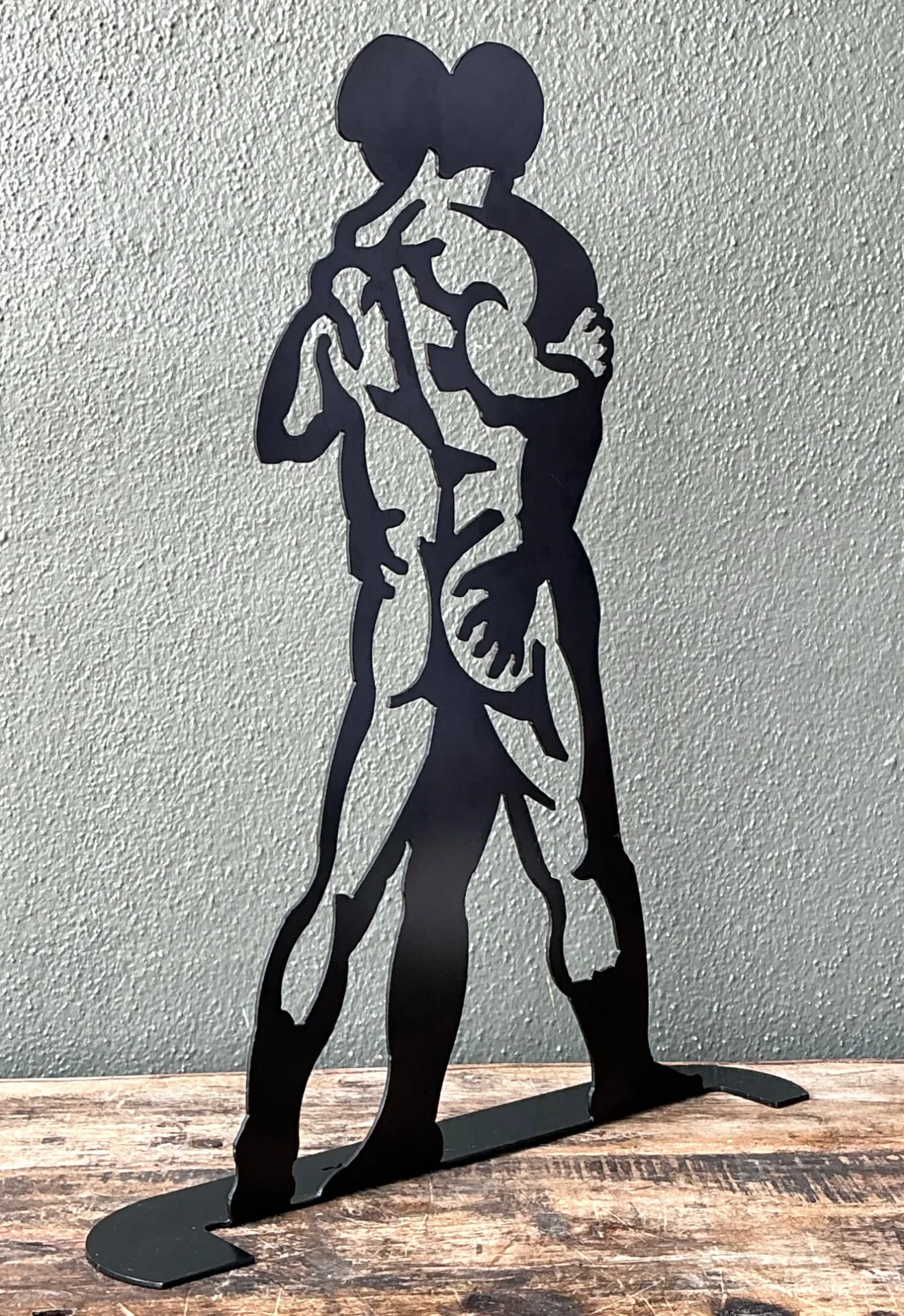 Vintage Metal Silhouette Sculpture — additional photo 7