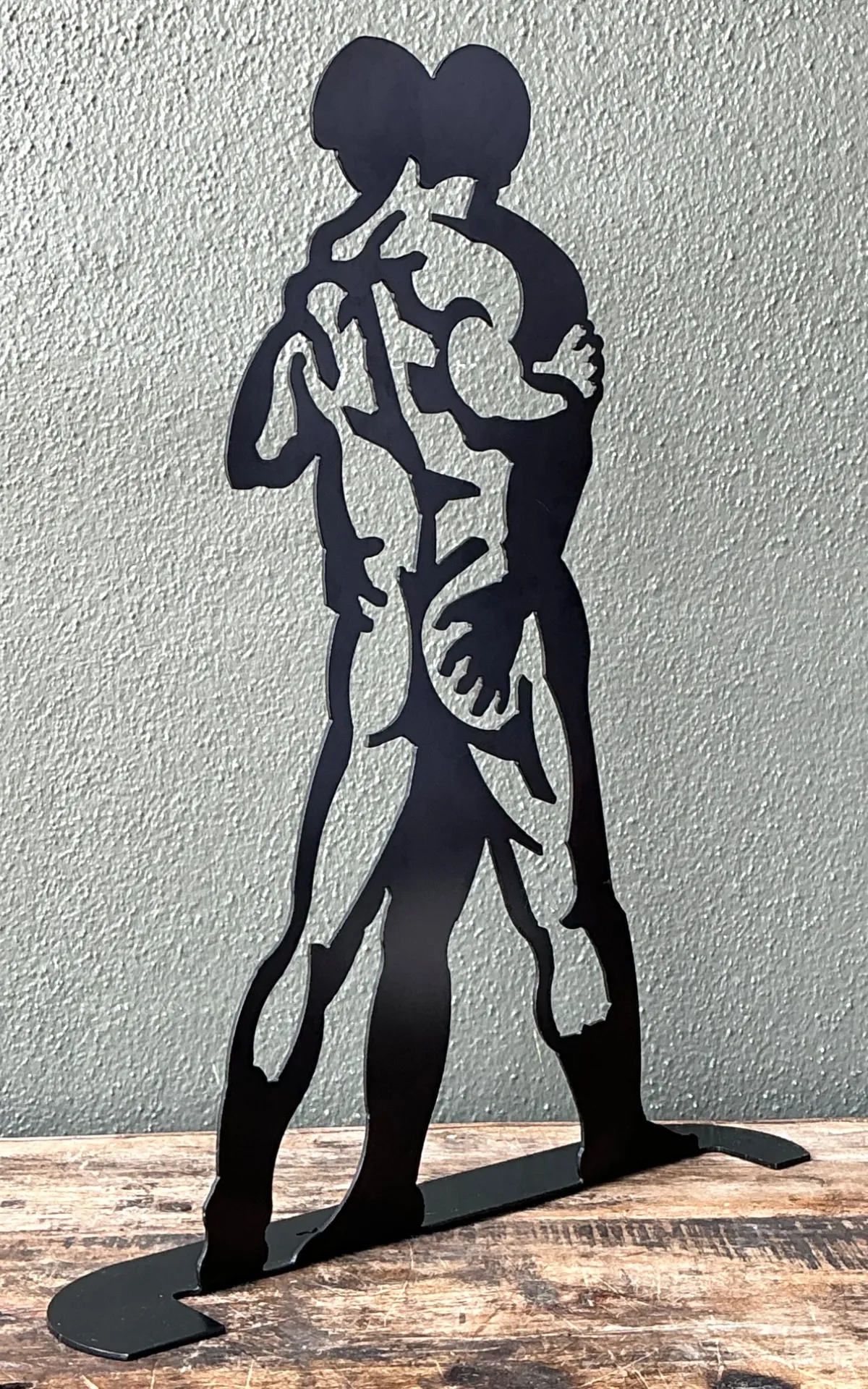 Vintage Metal Silhouette Sculpture — additional photo 7
