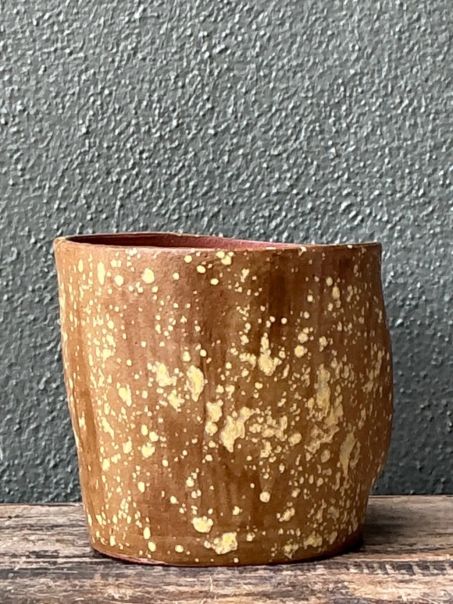Vintage Handcrafted Ceramic Face Planter — additional photo 6