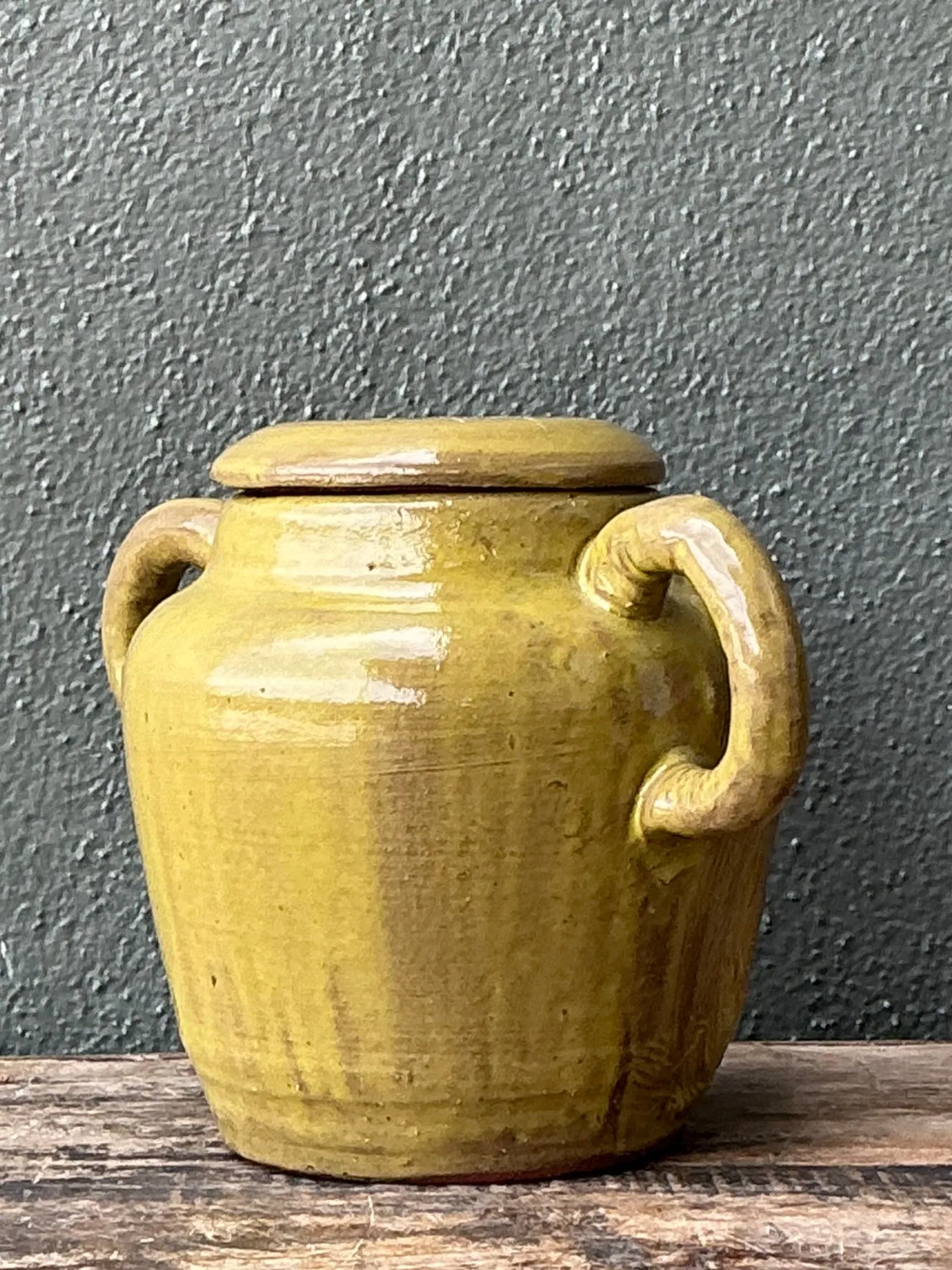 Vintage Face Jug with Lid — additional photo 1