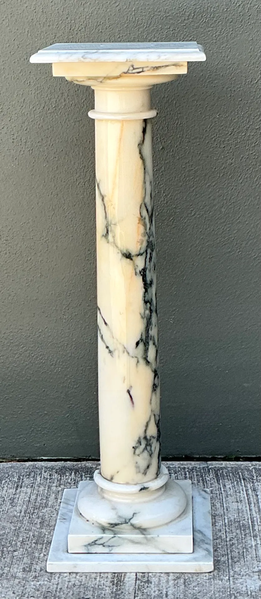 Vintage Marble Column Pedestal — additional photo 1