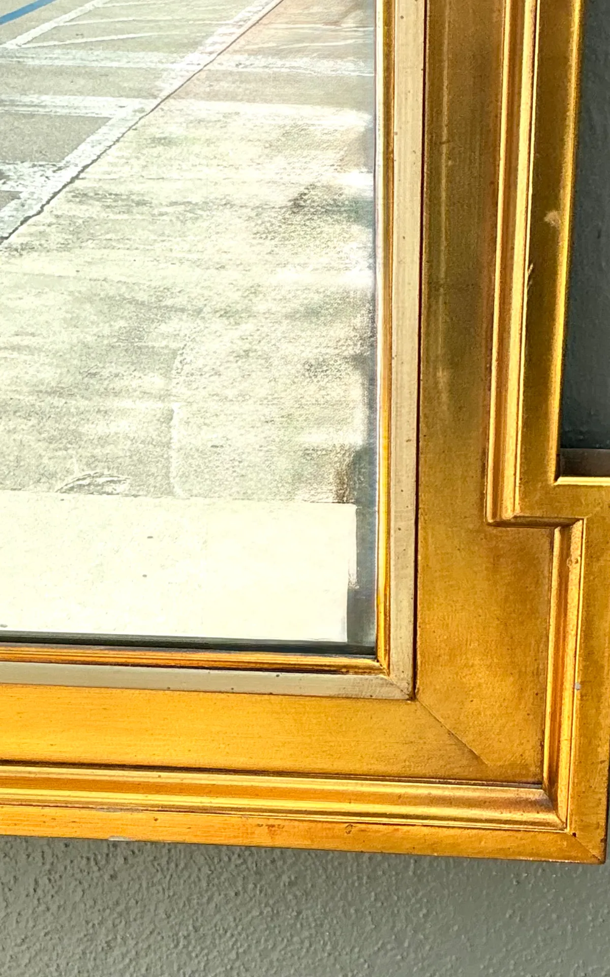 Vintage Ornate Gold Wall Mirror — additional photo 5