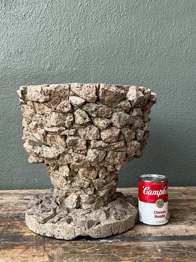 Vintage Stone Aggregate Planter — additional photo 3