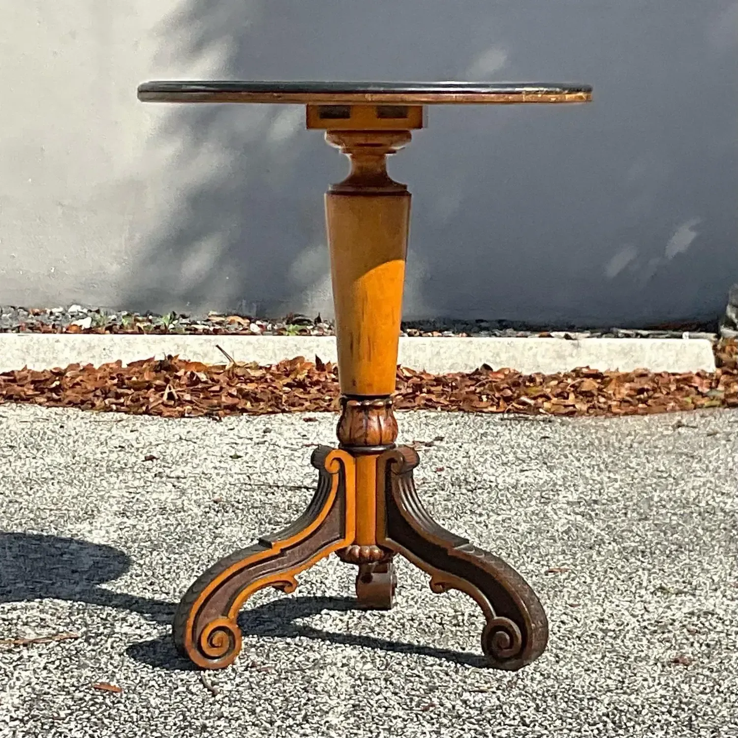 Late 19th Century Marquetry Drop Side Table — additional photo 3