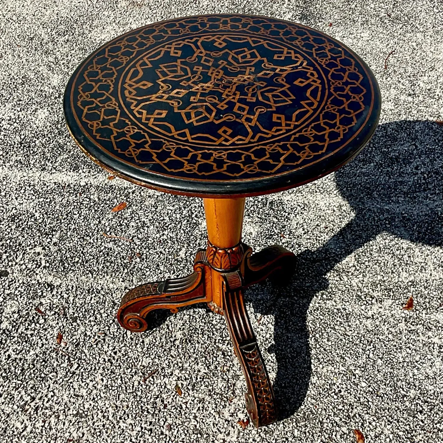 Late 19th Century Marquetry Drop Side Table — additional photo 6