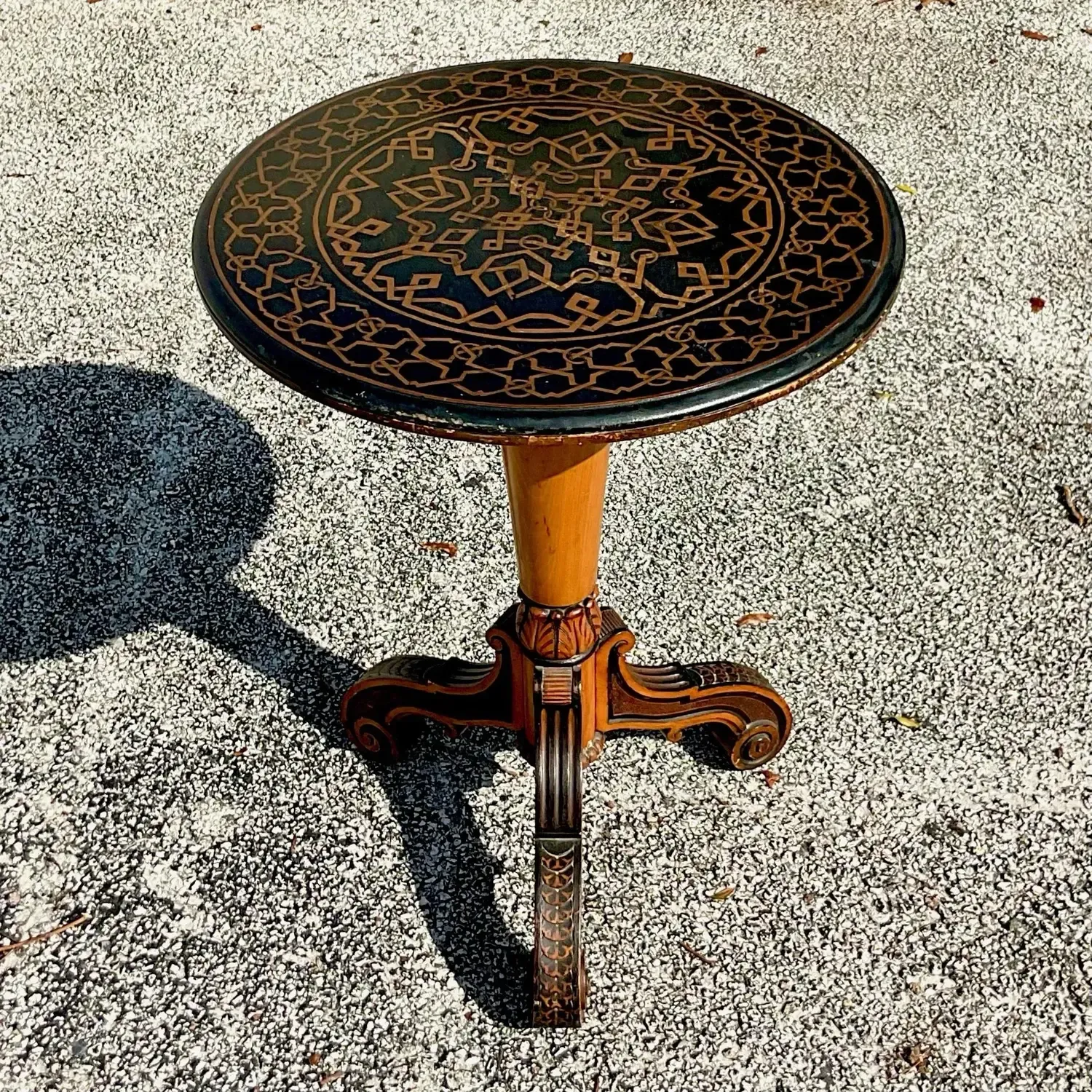 Late 19th Century Marquetry Drop Side Table — additional photo 7
