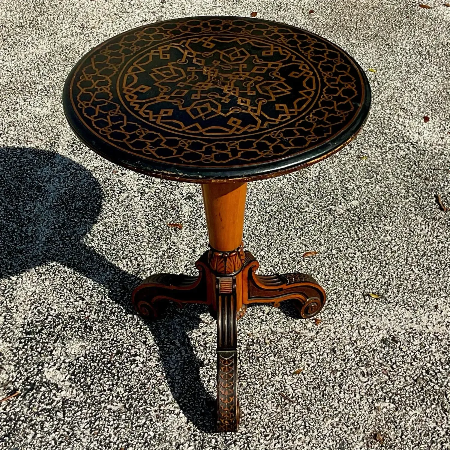 Late 19th Century Marquetry Drop Side Table — additional photo 8