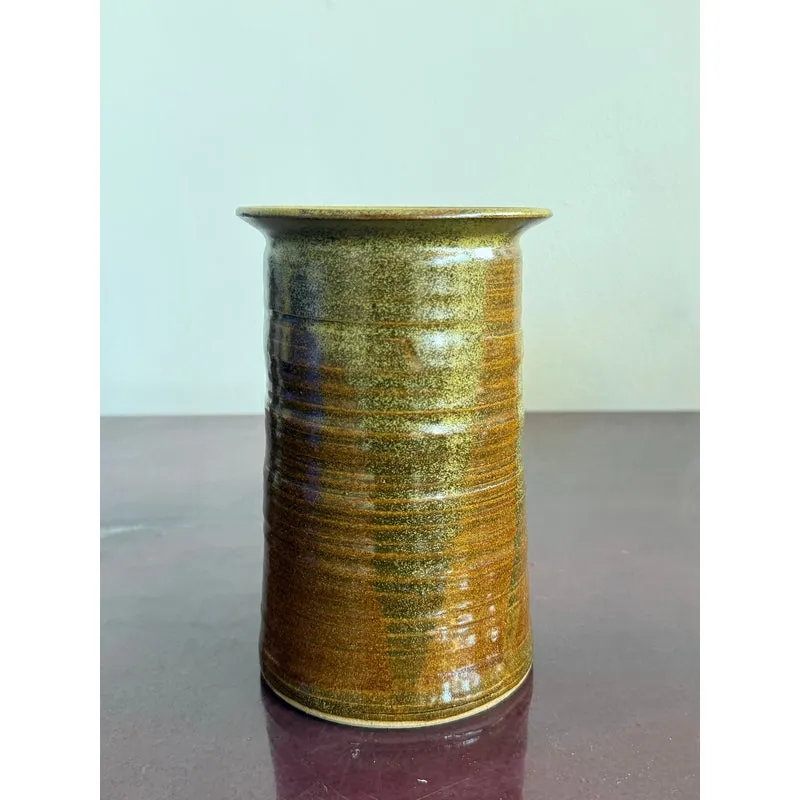 Late 20th Century Studio Pottery Glazed Ceramic Vase — additional photo 2