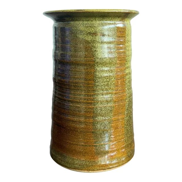 Late 20th Century Studio Pottery Glazed Ceramic Vase — additional photo 5