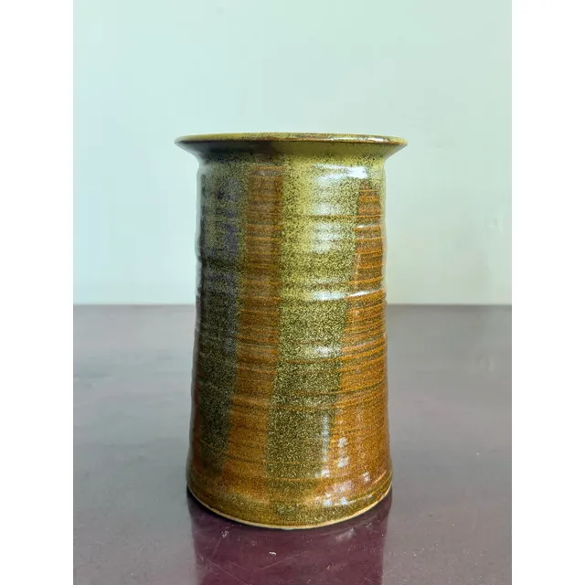 Late 20th Century Studio Pottery Glazed Ceramic Vase — additional photo 8