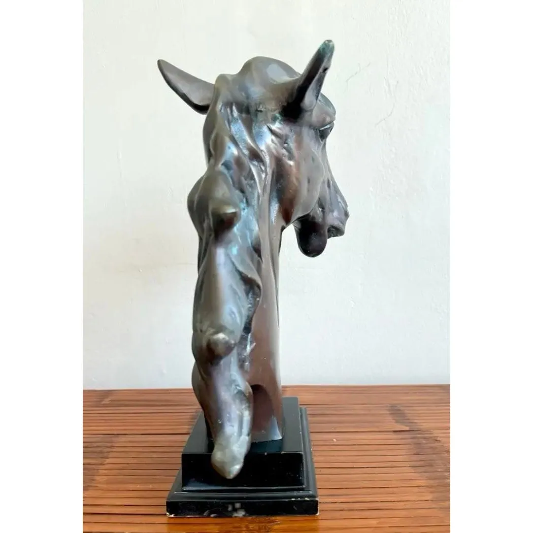 Late 20th Century Vintage Horse Statue — additional photo 2
