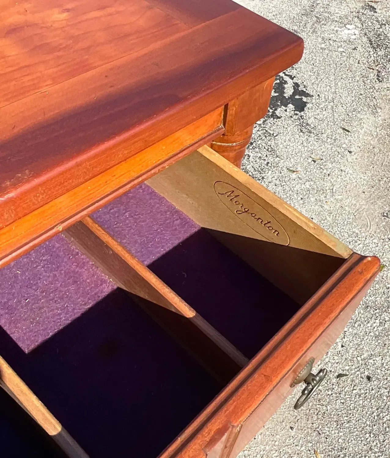 Late 20th Century Vintage Morganton Wooden Credenza — additional photo 1