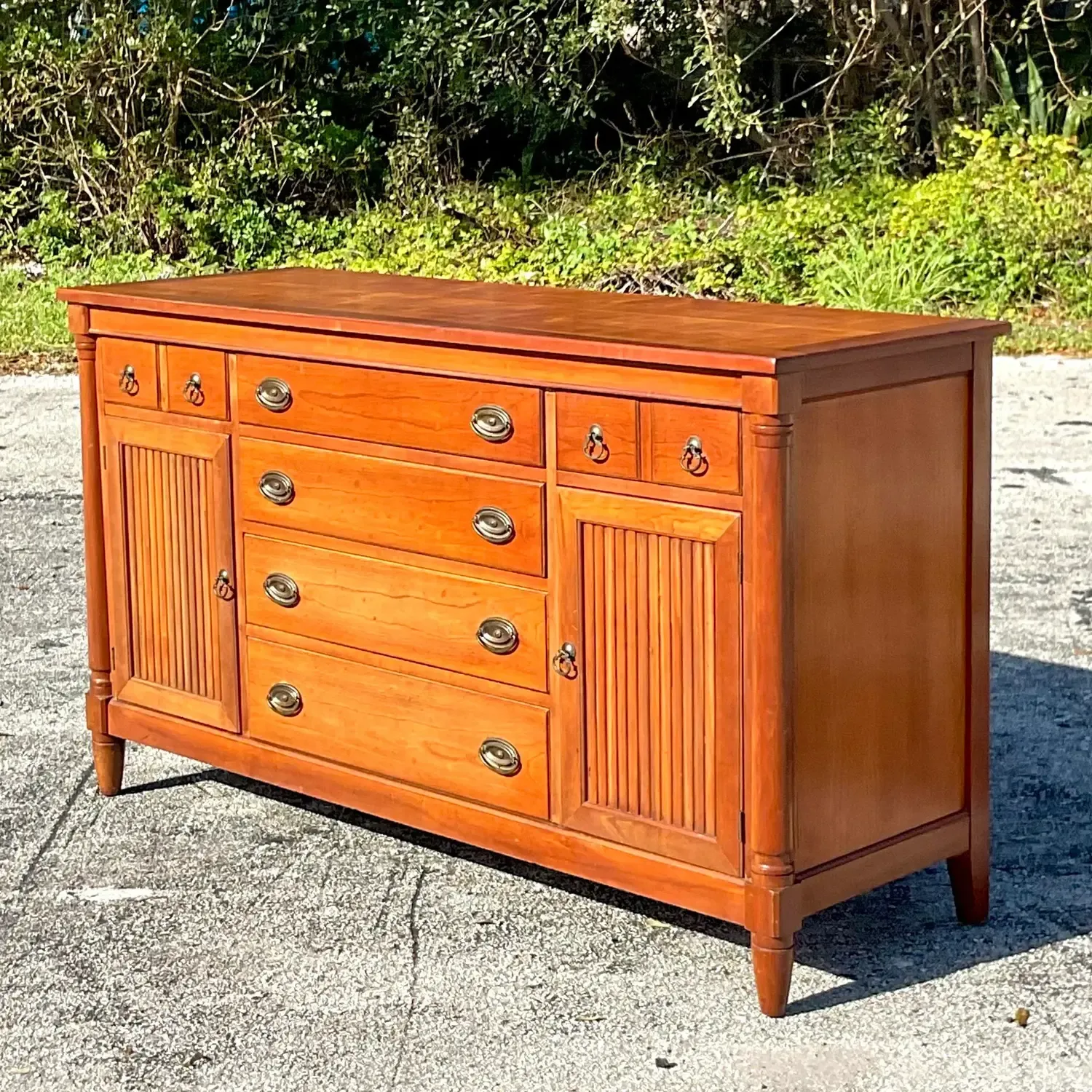 Late 20th Century Vintage Morganton Wooden Credenza — additional photo 2