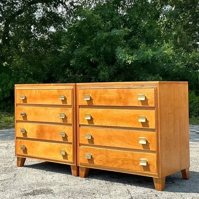 Mid 20th Century Vintage Rockford Chest of Drawers - a Pair — additional photo 2