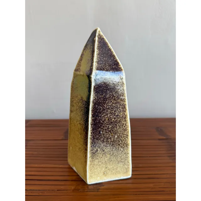Mid-Century Boho Original Studio Pottery Clock — additional photo 2
