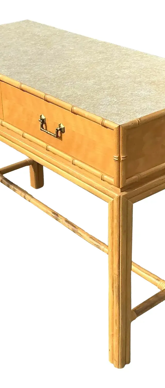 Vintage Coastal Ficks Reed Desk
