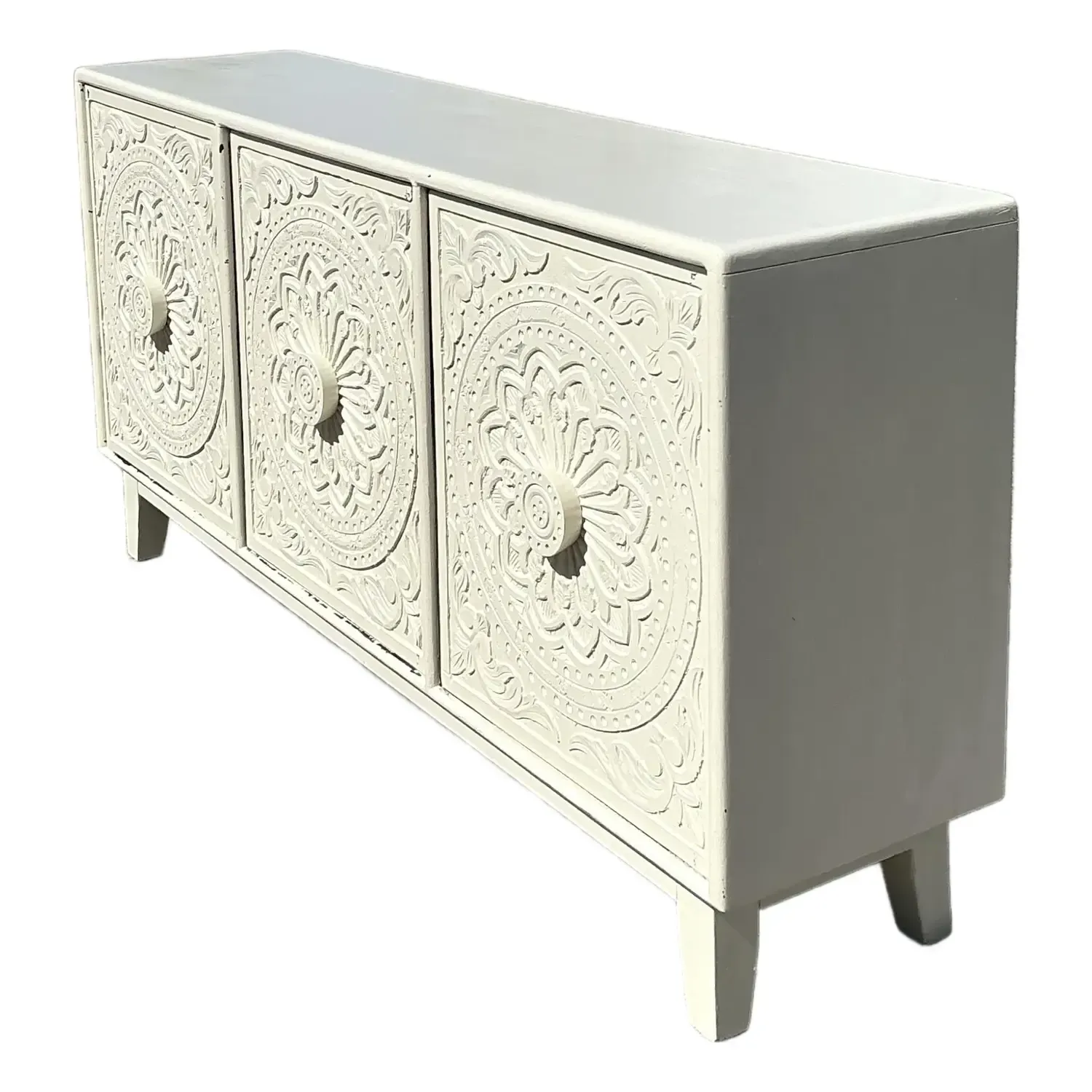 Vintage Hand Carved Credenza — additional photo 1