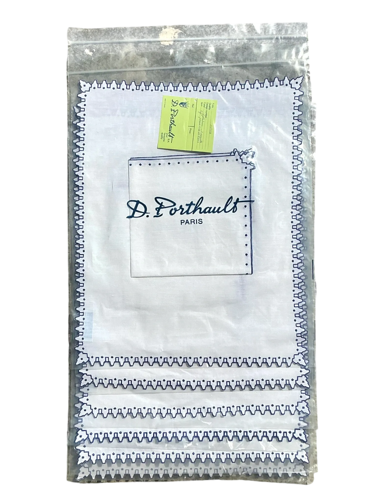 Regency Embroidered D. Porthault Paris Placemat And Napkin - Set Of 6 — additional photo 4
