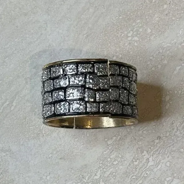 Valentino Golden Glitter Brick Cuff — additional photo 5