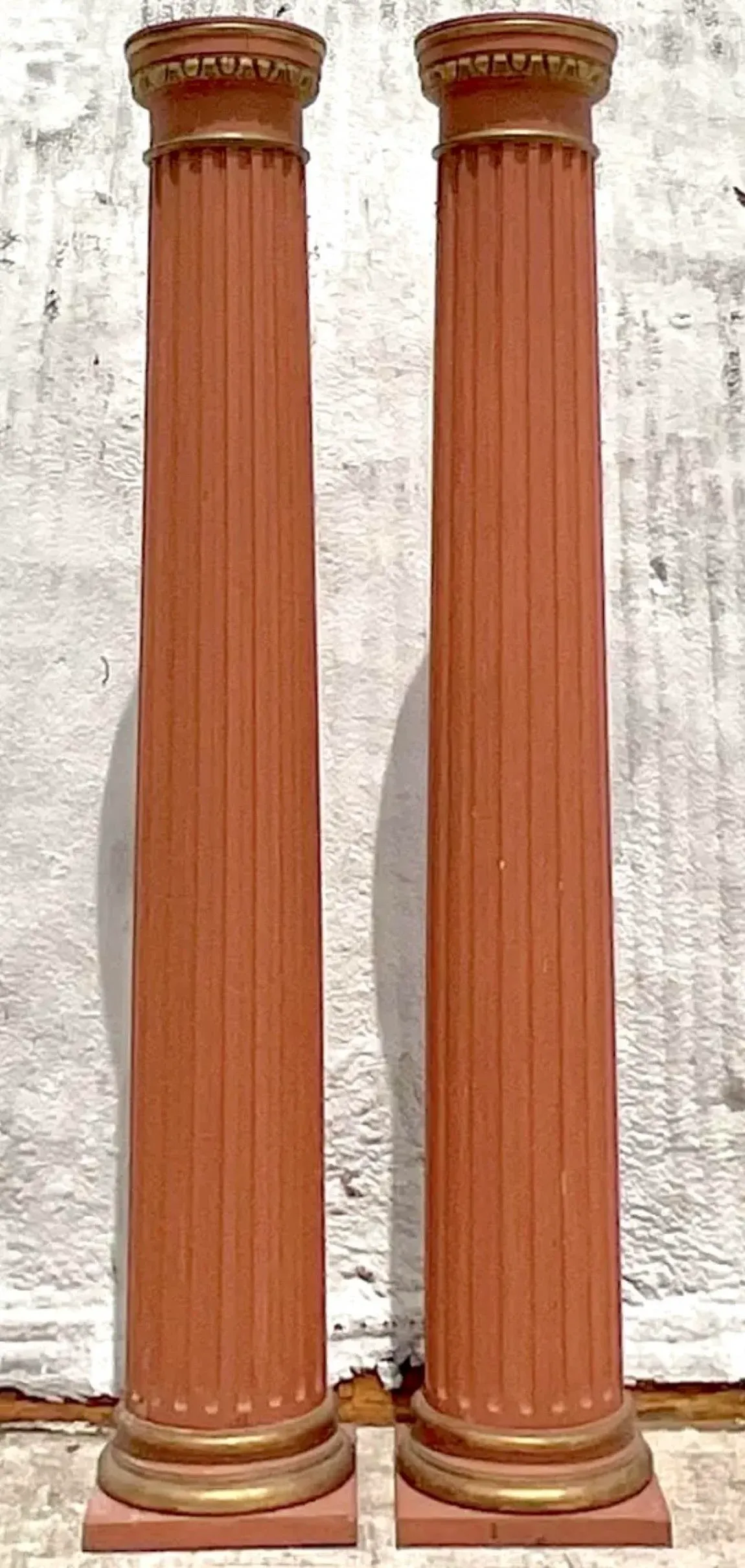 Vintage 18th Century Boho Italian Fluted Columns - a Pair — additional photo 7
