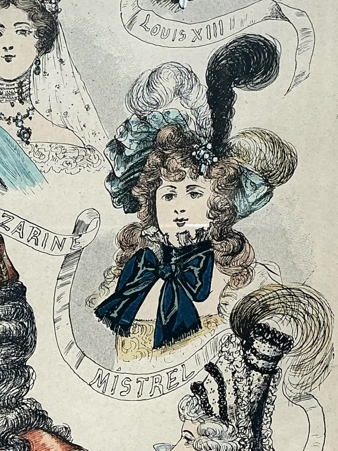 Vintage 18th Century French Coiffure Etching — additional photo 8