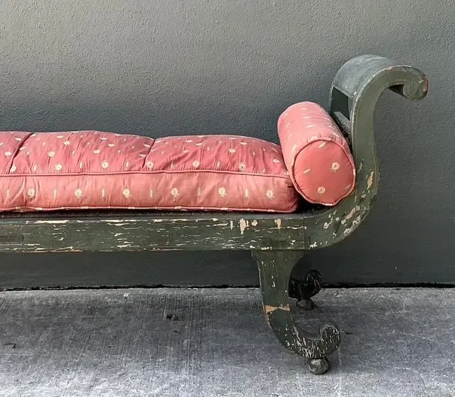 Vintage 18th Century Israel Cope Scroll Settee — additional photo 2