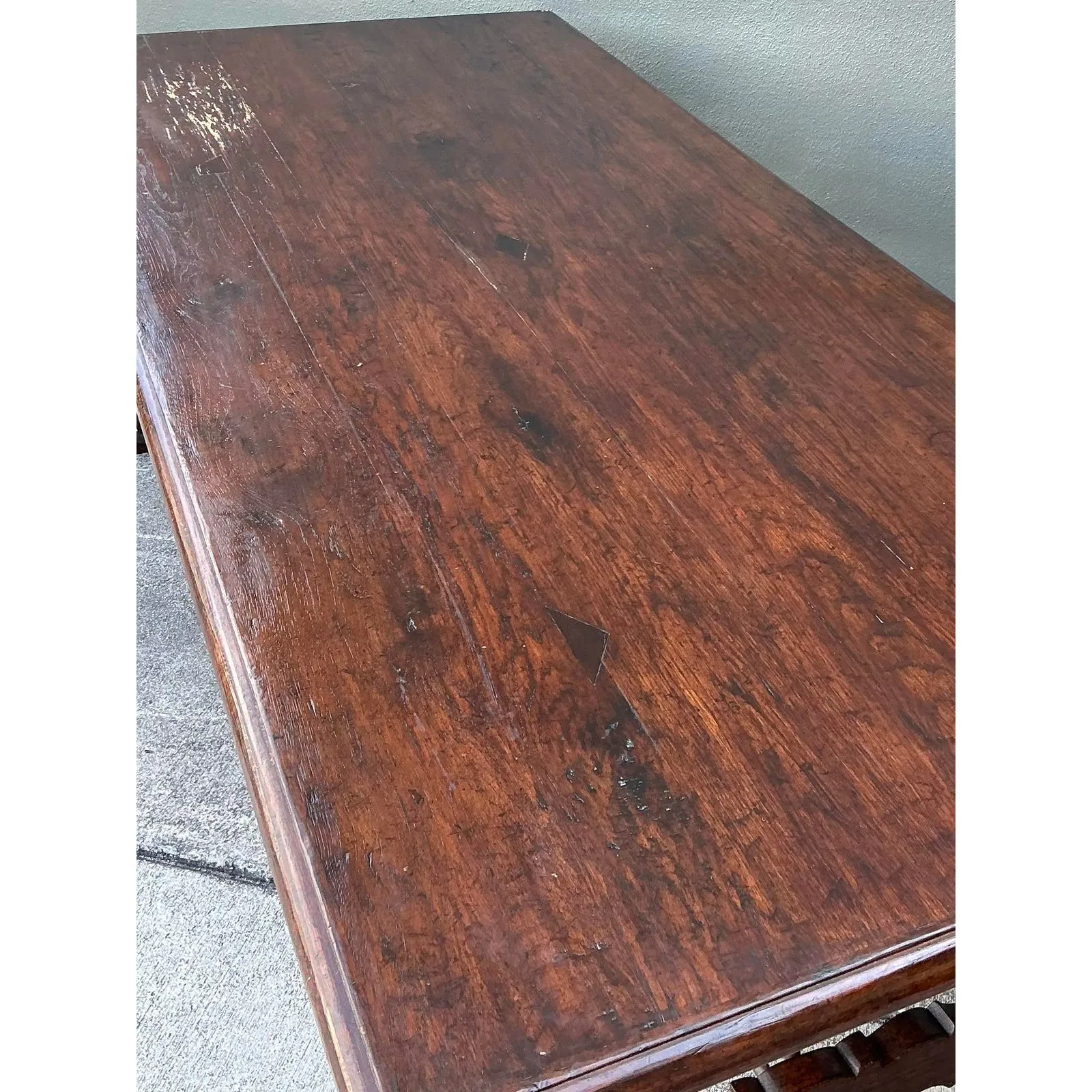 Vintage 18th Century Monumental Lyre Table — additional photo 3