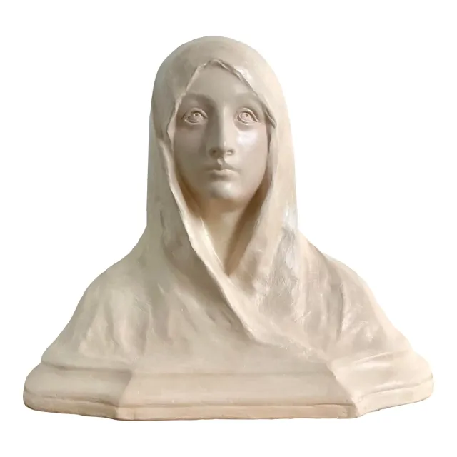 Vintage 1900 Original Model Plaster Marquette of Pilne — additional photo 1