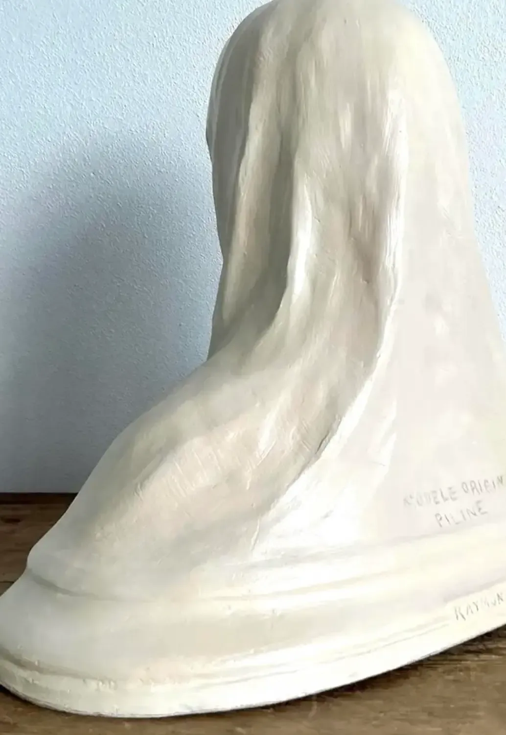Vintage 1900 Original Model Plaster Marquette of Pilne — additional photo 4