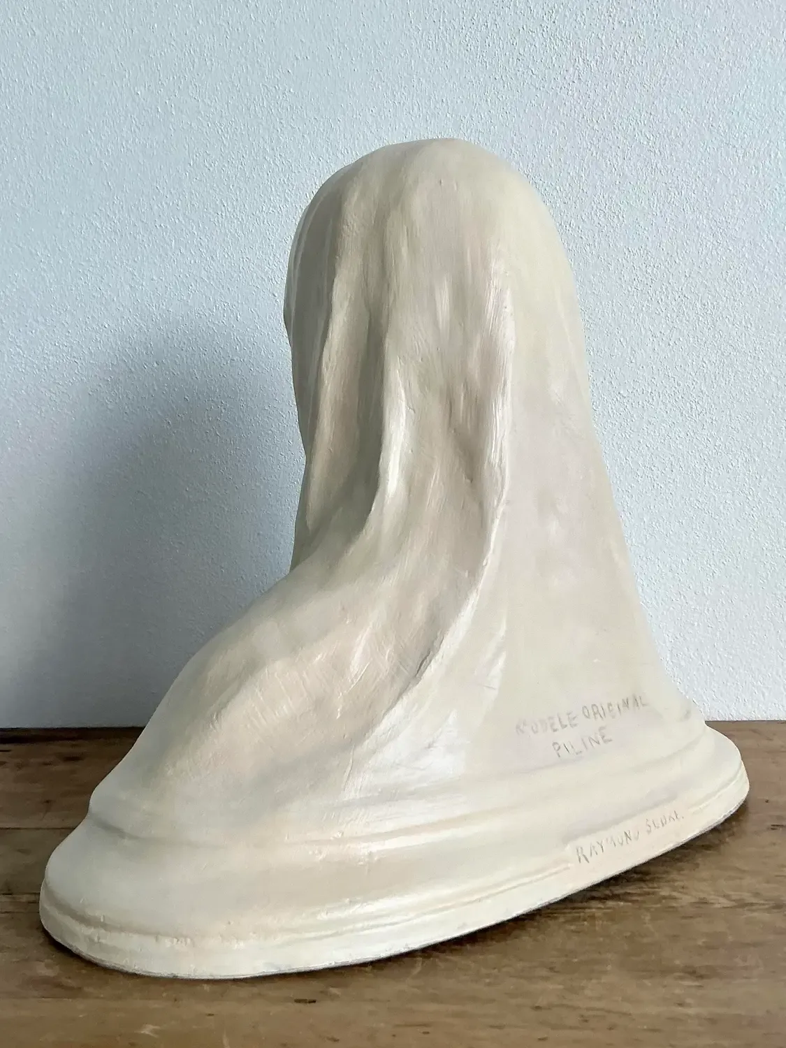 Vintage 1900 Original Model Plaster Marquette of Pilne — additional photo 5