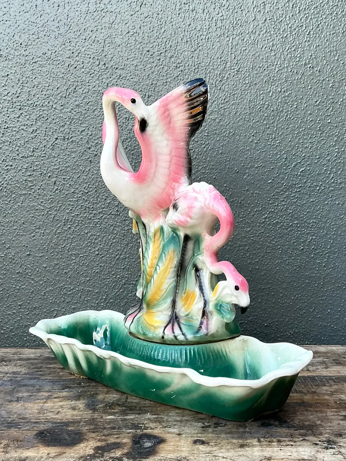 Vintage 1950s Lane Glazed Ceramic Light — additional photo 2