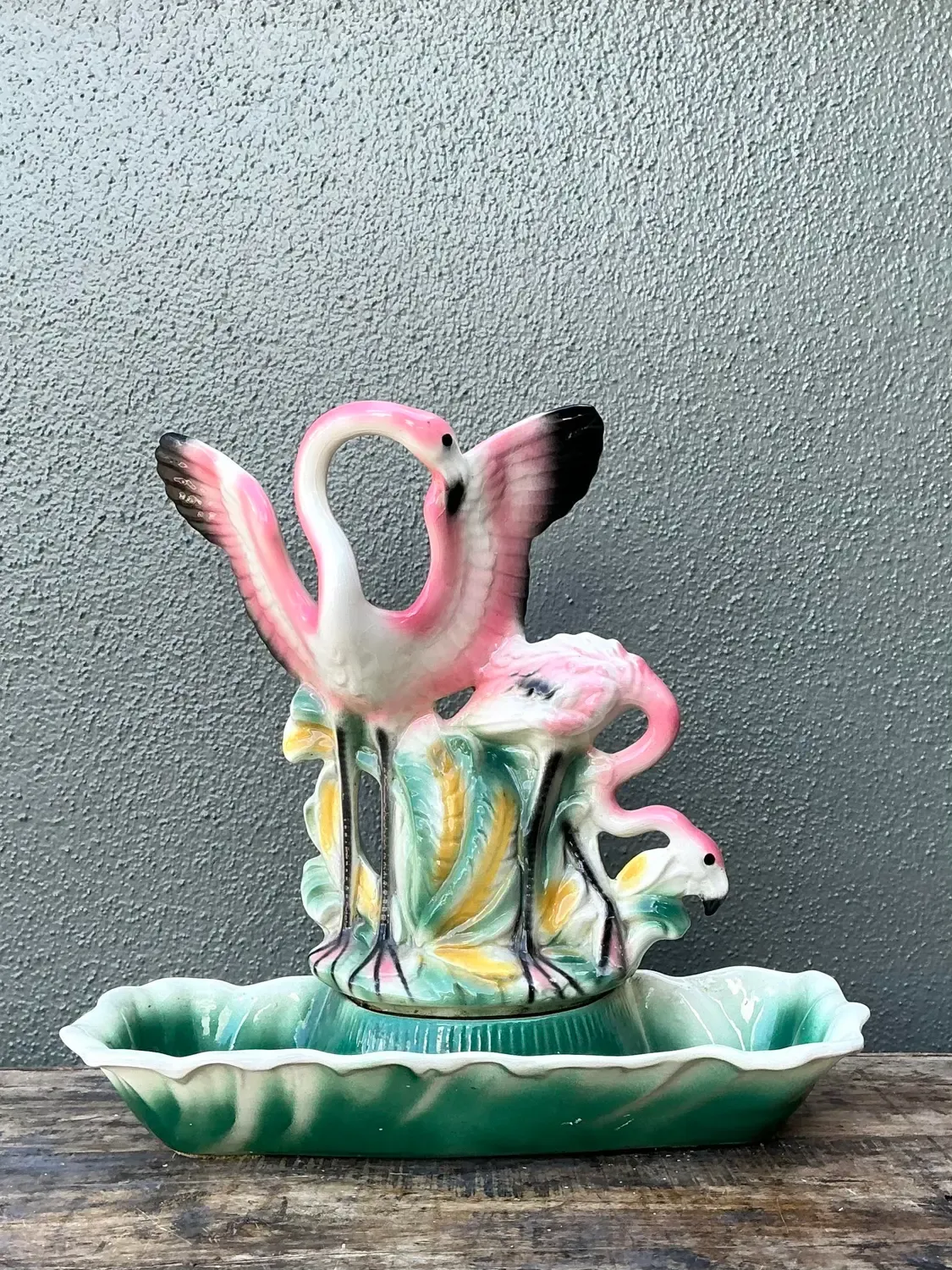 Vintage 1950s Lane Glazed Ceramic Light — additional photo 4