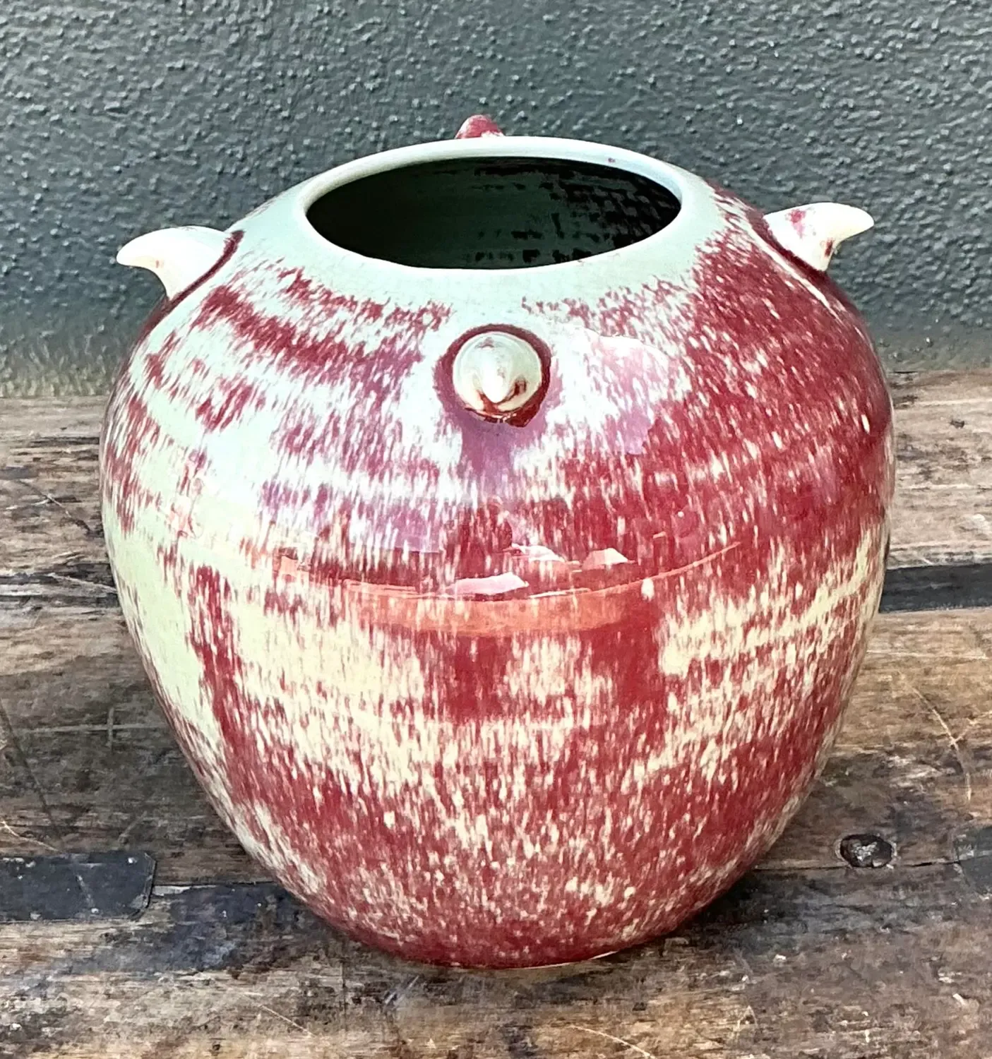 Vintage 1981 Original Studio Pottery Vase — additional photo 3
