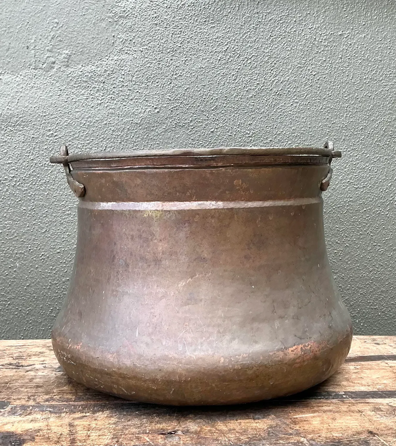Vintage 19th Century Copper Cauldron — additional photo 5
