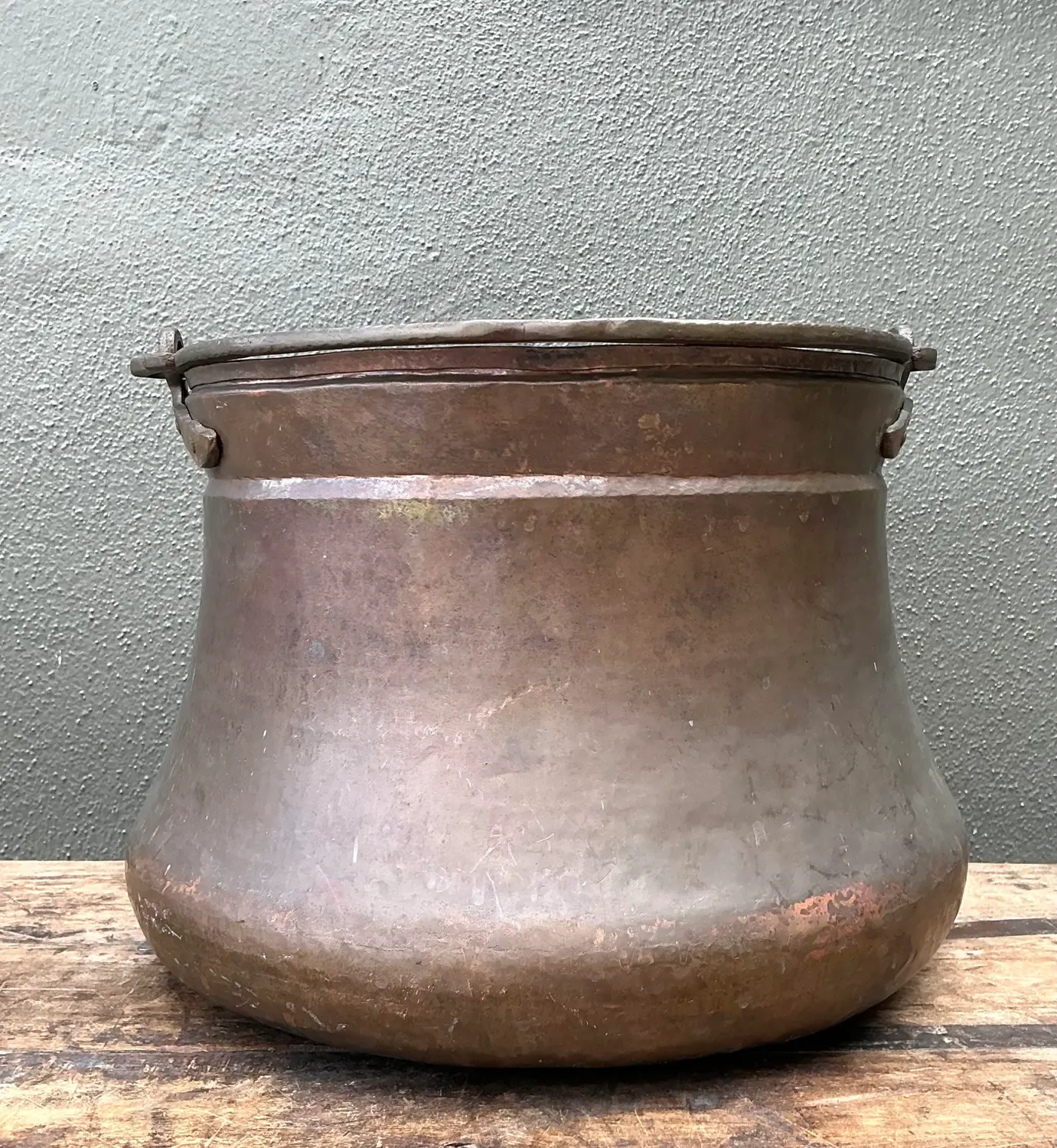 Vintage 19th Century Copper Cauldron — additional photo 6