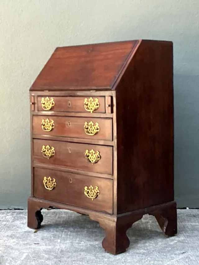 Vintage 19th Century Drop Down Writing Desk — additional photo 4