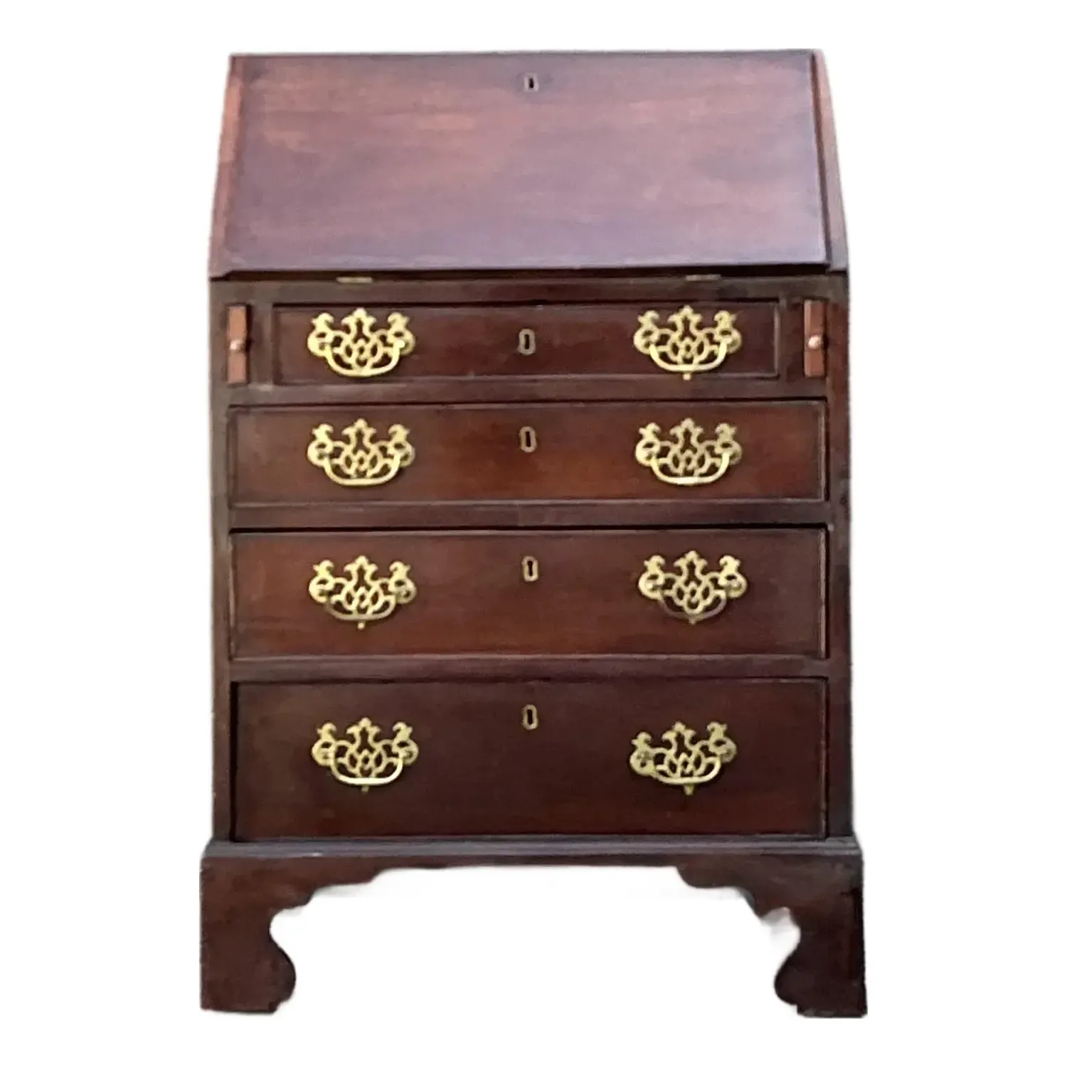 Vintage 19th Century Drop Down Writing Desk — additional photo 5