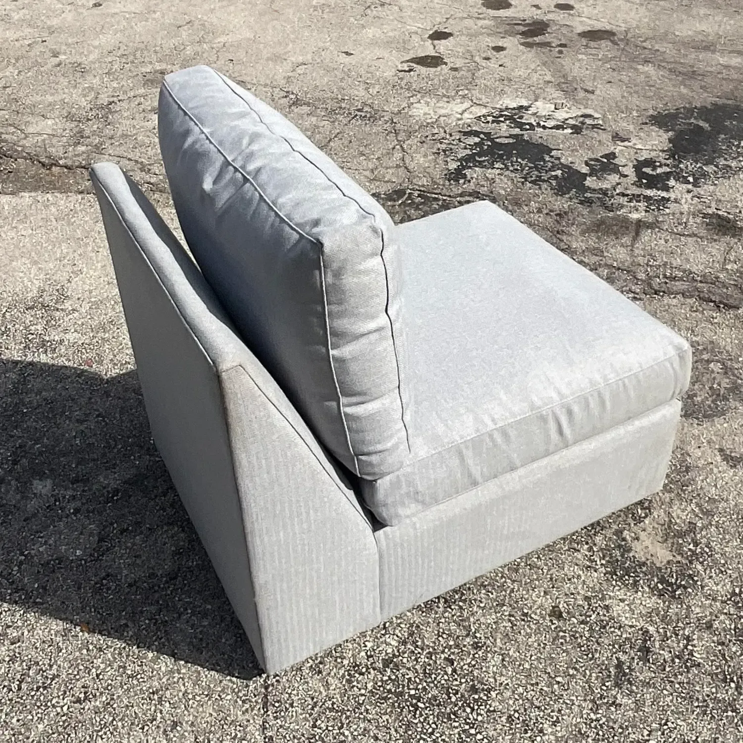 Vintage 20th Century Abc Home Slipper Chair — additional photo 1