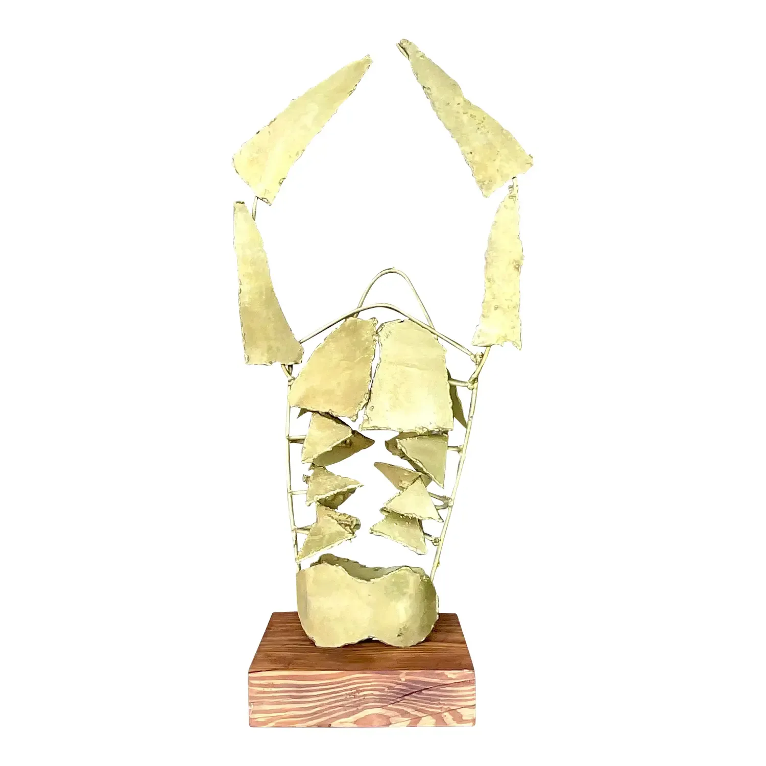Vintage a Boho Torch Cut Steele Lobster Sculpture — additional photo 2