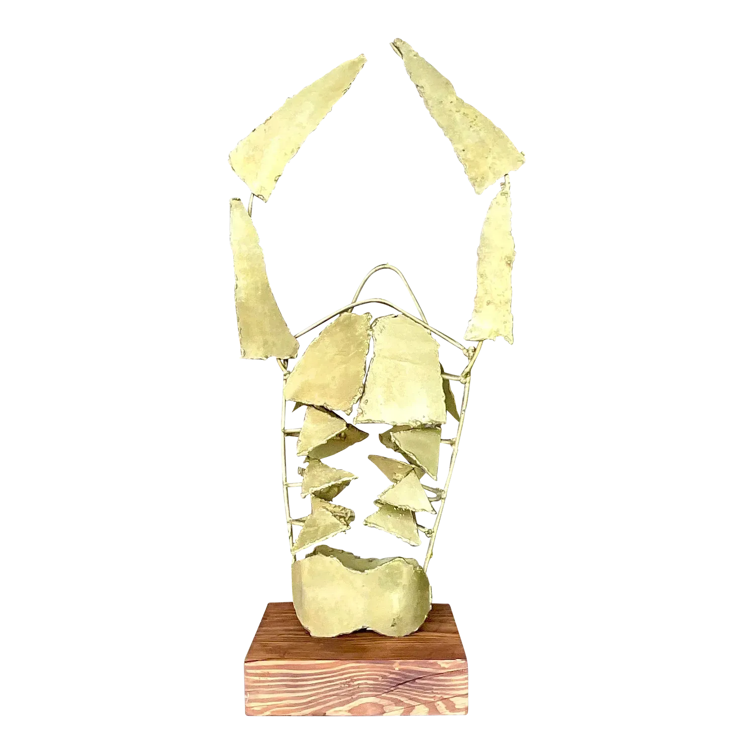 Vintage a Boho Torch Cut Steele Lobster Sculpture — additional photo 4