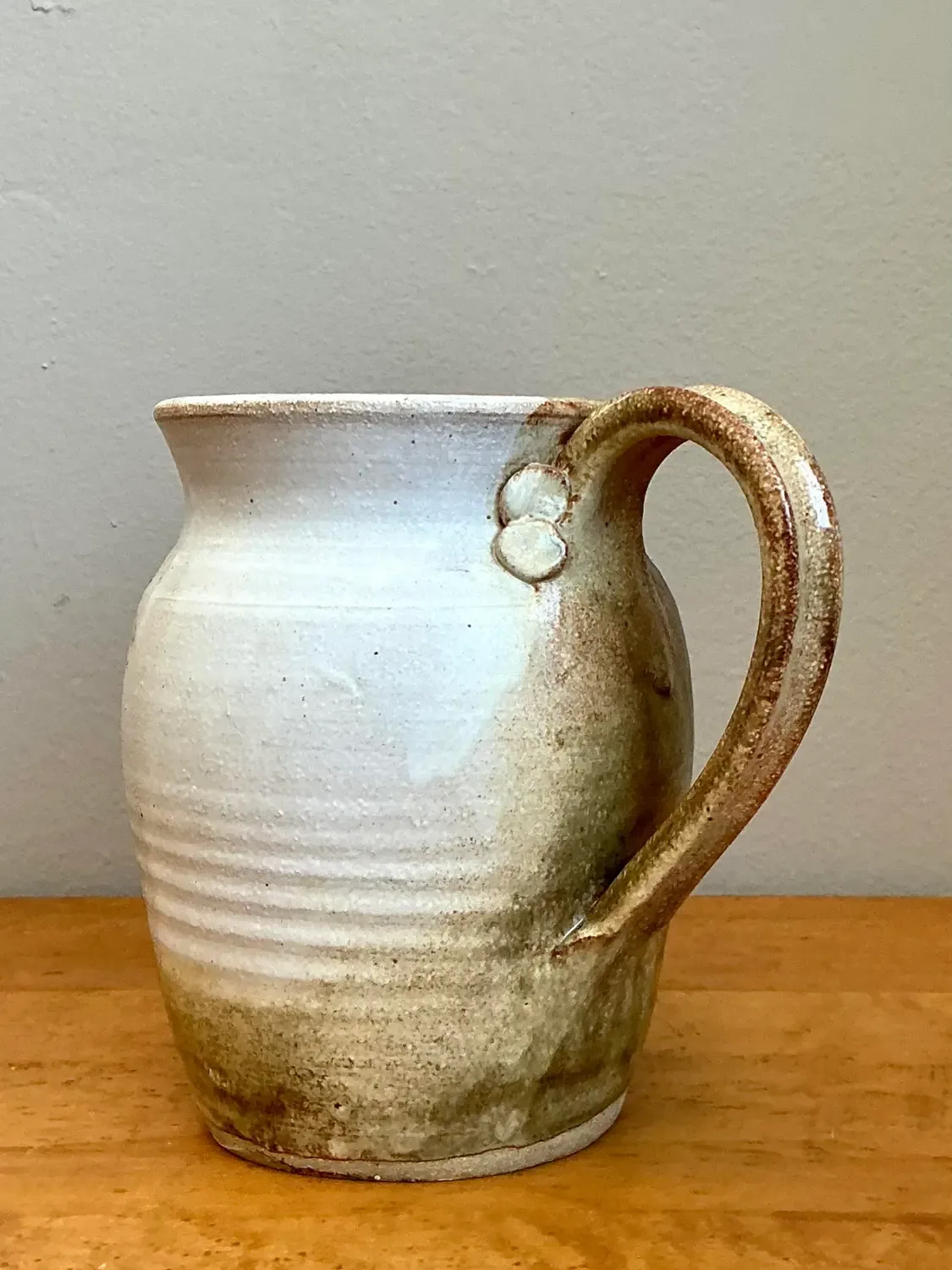 Vintage Aboriginal Studio Pottery Pitcher — additional photo 2